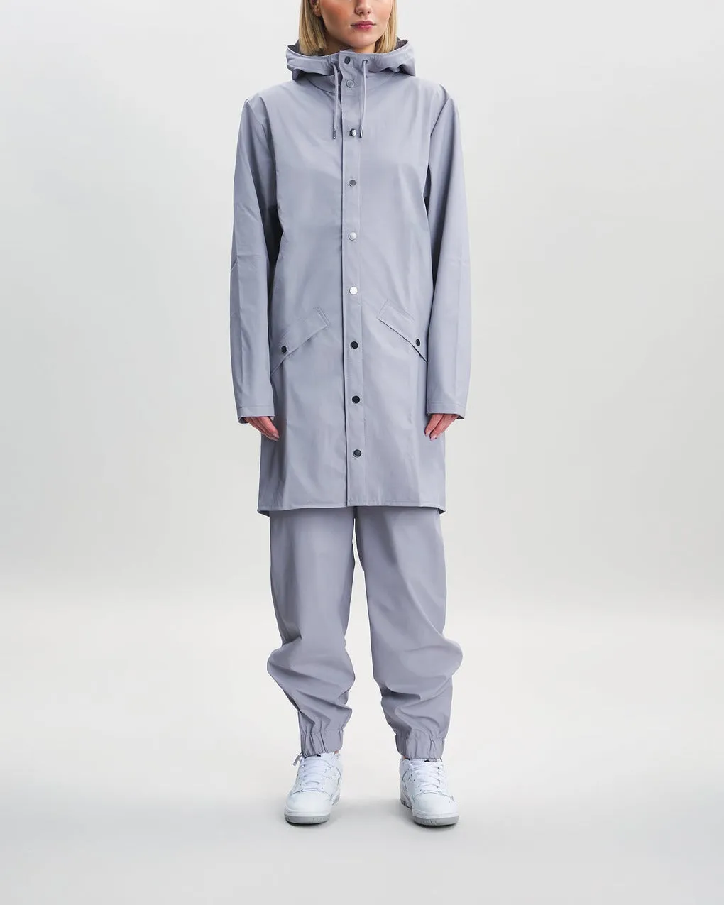 Rains   Jacket Long W3 Grey 